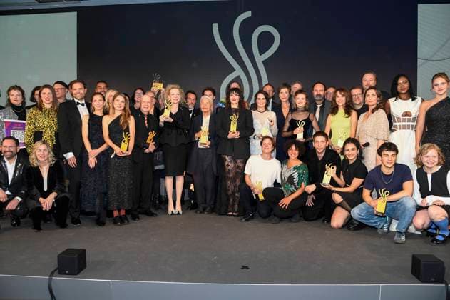 The award winners and laudators at the German Drama Award 2025 ceremony at the Hotel Pullman Berlin Schweizerhof Berlin, 09 10 2025 Foto:xF.xKernx xFuturexImagex schauspielrpreis_5309