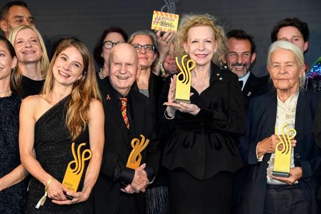 The award winners and laudators at the German Drama Award 2025 ceremony at the Hotel Pullman Berlin Schweizerhof Berlin, 09 10 2025 Foto:xF.xKernx xFuturexImagex schauspielrpreis_5310