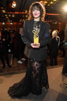 Seyneb Saleh at the presentation of the German Acting Award 2025 at the Hotel Pullman Berlin Schweizerhof Berlin, 09 10 2025 Foto:xF.xKernx xFuturexImagex schauspielrpreis_5322
