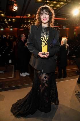Seyneb Saleh at the presentation of the German Acting Award 2025 at the Hotel Pullman Berlin Schweizerhof Berlin, 09 10 2025 Foto:xF.xKernx xFuturexImagex schauspielrpreis_5323