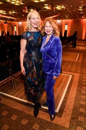Katja Weitzenböck and Marion Kracht at the presentation of the German Acting Award 2025 at the Hotel Pullman Berlin Schweizerhof Berlin, 09 10 2025 Foto:xF.xKernx xFuturexImagex schauspielrpreis_5324