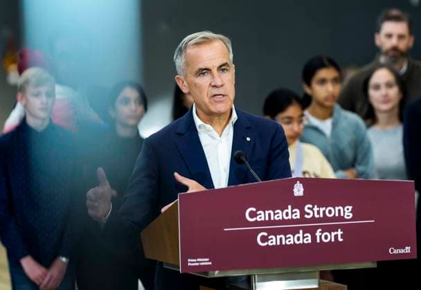 October 10, 2025, Ottawa, On, CAN: Prime Minister Mark Carney participates in an announcement at a community centre in Ottawa, on Friday, Oct. 10, 2025. Ottawa CAN  - ZUMAc35_ 20251010_zaf_c35_024 Copyright: xJustinxTangx