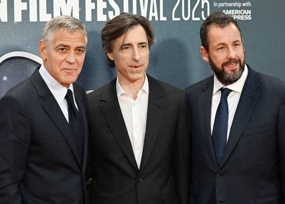 Screening of Jay Kelly at the Southbank Centre, Royal Festival Hall as part of the BFI London Film Festival Featuring: Adam Sandler, George Clooney and Noah Baumbach Where: London, United Kingdom When: 10 Oct 2025 Credit: Cover Images EDITORIAL USE ONLY. NOT FOR USE BY NEWSPAPERS BASED IN THE UK. Copyright: xx coverimg55168262