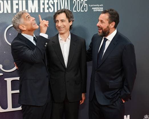 Screening of Jay Kelly at the Southbank Centre, Royal Festival Hall as part of the BFI London Film Festival Featuring: Adam Sandler, George Clooney and Noah Baumbach Where: London, United Kingdom When: 10 Oct 2025 Credit: Cover Images EDITORIAL USE ONLY. NOT FOR USE BY NEWSPAPERS BASED IN THE UK. Copyright: xx coverimg55168267