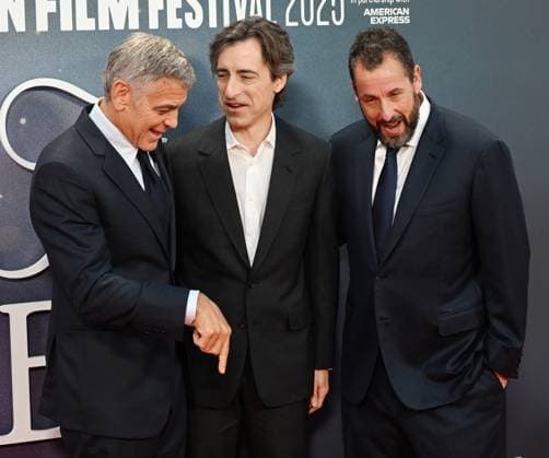 Screening of Jay Kelly at the Southbank Centre, Royal Festival Hall as part of the BFI London Film Festival Featuring: Adam Sandler, George Clooney and Noah Baumbach Where: London, United Kingdom When: 10 Oct 2025 Credit: Cover Images EDITORIAL USE ONLY. NOT FOR USE BY NEWSPAPERS BASED IN THE UK. Copyright: xx coverimg55168268
