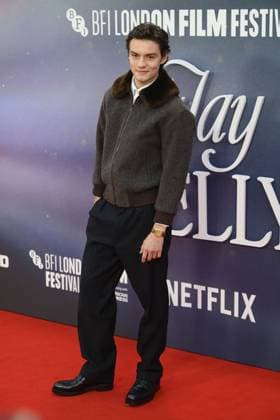 Screening of Jay Kelly at the Southbank Centre, Royal Festival Hall as part of the BFI London Film Festival Featuring: Louis Partridge Where: London, United Kingdom When: 10 Oct 2025 Credit: Cover Images **NOT AVAILABLE FOR HELLO MAGAZINE** EDITORIAL USE ONLY. NOT FOR USE BY NEWSPAPERS BASED IN THE UK. Copyright: xx coverimg55168289