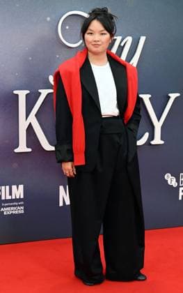British actress Thaddea Graham attends the premiere of Jay Kelly at the 69th BFI London Film Festival in London, England on Friday, October 10, 2025.  LON20251010102 RUNExHELLESTAD