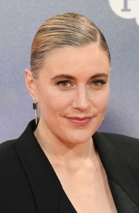 American director Greta Gerwig attends the premiere of Jay Kelly at the 69th BFI London Film Festival in London, England on Friday, October 10, 2025.  LON20251010118 RUNExHELLESTAD