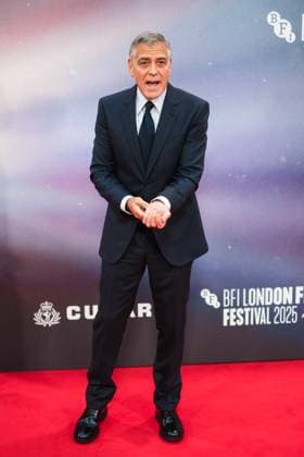 Jay Kelly UK premiere, BFI London Film Festival, Royal Festival Hall, London, 10 October 2025. George Clooney attends the BFI London Film Festival; the UK premiere of JAY KELLY on Friday 10 October 2025 at Royal Festival Hall, London. ., Credit:Julie Edwards Avalon  Copyright: xJuliexEdwardsx xAvalonx 1044592385
