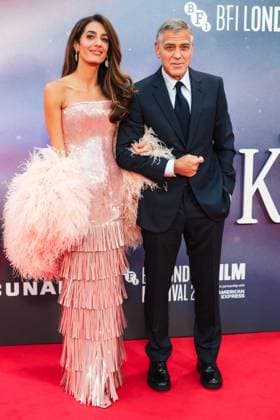 Jay Kelly UK premiere, BFI London Film Festival, Royal Festival Hall, London, 10 October 2025. George Clooney and Amal Clooney attends the BFI London Film Festival; the UK premiere of JAY KELLY on Friday 10 October 2025 at Royal Festival Hall, London. ., Credit:Julie Edwards Avalon  Copyright: xJuliexEdwardsx xAvalonx 1044592437