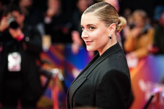 Jay Kelly UK premiere, BFI London Film Festival, Royal Festival Hall, London, 10 October 2025. Greta Gerwig attends the BFI London Film Festival; the UK premiere of JAY KELLY on Friday 10 October 2025 at Royal Festival Hall, London. ., Credit:Julie Edwards Avalon  Copyright: xJuliexEdwardsx xAvalonx 1044593179