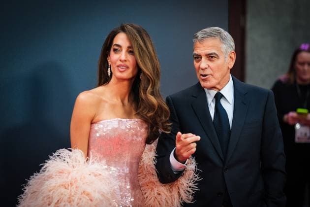 Jay Kelly UK premiere, BFI London Film Festival, Royal Festival Hall, London, 10 October 2025. George Clooney and Amal Clooney attends the BFI London Film Festival; the UK premiere of JAY KELLY on Friday 10 October 2025 at Royal Festival Hall, London. ., Credit:Julie Edwards Avalon  Copyright: xJuliexEdwardsx xAvalonx 1044592889