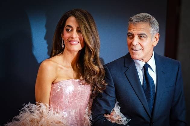 Jay Kelly UK premiere, BFI London Film Festival, Royal Festival Hall, London, 10 October 2025. George Clooney and Amal Clooney attends the BFI London Film Festival; the UK premiere of JAY KELLY on Friday 10 October 2025 at Royal Festival Hall, London. ., Credit:Julie Edwards Avalon  Copyright: xJuliexEdwardsx xAvalonx 1044592907