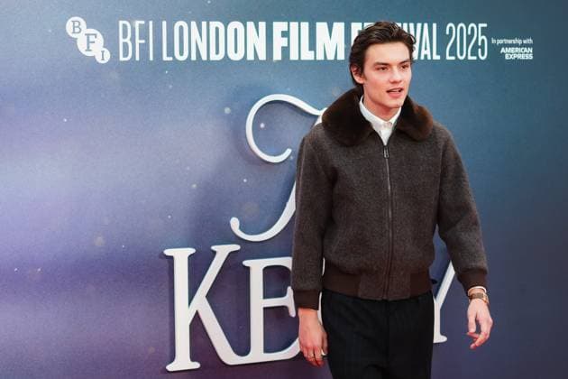 Jay Kelly UK premiere, BFI London Film Festival, Royal Festival Hall, London, 10 October 2025. Louis Partridge attends the BFI London Film Festival; the UK premiere of JAY KELLY on Friday 10 October 2025 at Royal Festival Hall, London. ., Credit:Julie Edwards Avalon  Copyright: xJuliexEdwardsx xAvalonx 1044592324
