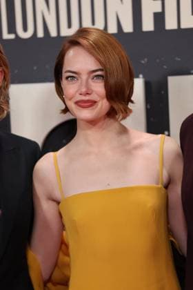 . 10 10 2025. London, United Kingdom. Emma Stone arriving at the Bugonia premiere at the London Film Festival.  xStephenxLockx xi-Imagesx IIM-26288-0004