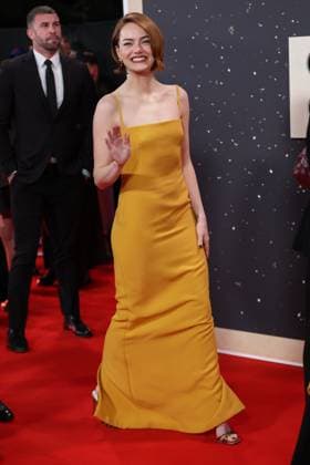 . 10 10 2025. London, United Kingdom. Emma Stone arriving at the Bugonia premiere at the London Film Festival.  xStephenxLockx xi-Imagesx IIM-26288-0011