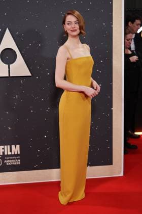 . 10 10 2025. London, United Kingdom. Emma Stone arriving at the Bugonia premiere at the London Film Festival.  xStephenxLockx xi-Imagesx IIM-26288-0012
