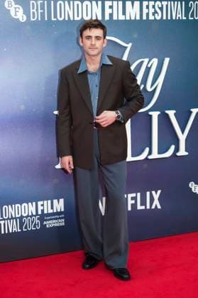 Charlie Rowe at the premiere of the feature film Jay Kelly at the 69 BFI London Film Festival 2025 at the Royal Festival Hall London, 10 10 2025 Foto:xJ.xEdwardsx xFuturexImagex kelly_5001