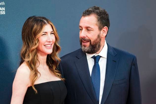 Jackie Sandler with husband Adam Sandler at the premiere of the feature film Jay Kelly at the 69 BFI London Film Festival 2025 at the Royal Festival Hall London, 10 10 2025 Foto:xJ.xEdwardsx xFuturexImagex kelly_5044