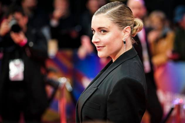 Greta Gerwig at the premiere of the feature film Jay Kelly at the 69 BFI London Film Festival 2025 at the Royal Festival Hall London, 10 10 2025 Foto:xJ.xEdwardsx xFuturexImagex kelly_5046