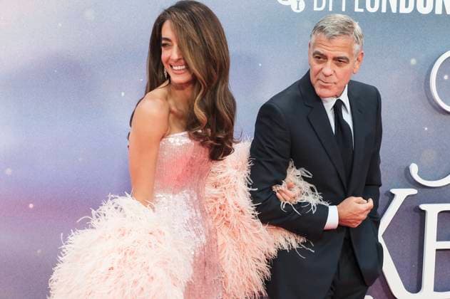 George Clooney with wife Amal Clooney at the premiere of the feature film Jay Kelly at the 69 BFI London Film Festival 2025 at the Royal Festival Hall London, 10 10 2025 Foto:xJ.xEdwardsx xFuturexImagex kelly_5068
