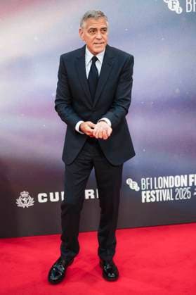 George Clooney at the premiere of the feature film Jay Kelly at the 69 BFI London Film Festival 2025 at the Royal Festival Hall London, 10 10 2025 Foto:xJ.xEdwardsx xFuturexImagex kelly_5069