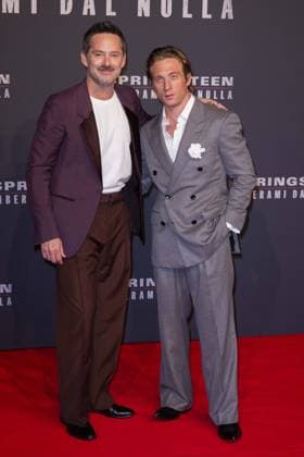 Springsteen: Deliver Me From Nowhere - Premiere in Rome ROME, ITALY - OCTOBER 10: Director Scott Cooper (L) and actor Jeremy Allen White attend the Springsteen: Deliver Me From Nowhere premiere at Cinema The Space Moderno on October 10, 2025 in Rome, Italy.. Primo Barol Anadolu Rome Italy. Editorial use only. Please get in touch for any other usage.  Copyright: x2025xAnadoluxPrimoxBarolx