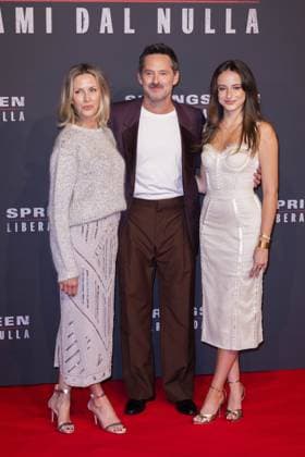 Springsteen: Deliver Me From Nowhere - Premiere in Rome ROME, ITALY - OCTOBER 10: Jocelyne Cooper, Scott Cooper, Ava Cooper attend the Springsteen: Deliver Me From Nowhere premiere at Cinema The Space Moderno on October 10, 2025 in Rome, Italy.. Primo Barol Anadolu Rome Italy. Editorial use only. Please get in touch for any other usage.  Copyright: x2025xAnadoluxPrimoxBarolx
