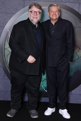 Frankenstein Premiere - Paris Guillermo del Toro and Ted Serandos attends Frankenstein Premiere in Paris, France on October 10, 2025. Photo by Jerome Domine ABACAPRESS.COM  Copyright: xDominexJerome ABACAx