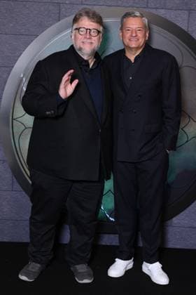 Frankenstein Premiere - Paris Guillermo del Toro and Ted Serandos attends Frankenstein Premiere in Paris, France on October 10, 2025. Photo by Jerome Domine ABACAPRESS.COM  Copyright: xDominexJerome ABACAx