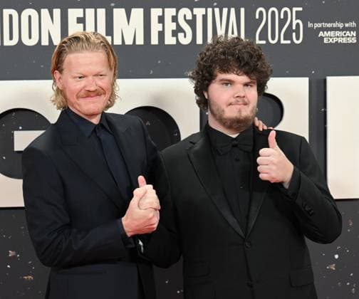 Screening of Bugonia at the Southbank Centre, Royal Festival Hall as part of the BFI London Film Festival Featuring: Jesse Plemons and Aidan Delbis Where: London, United Kingdom When: 10 Oct 2025 Credit: Cover Images EDITORIAL USE ONLY. NOT FOR USE BY NEWSPAPERS BASED IN THE UK. Copyright: xx coverimg55168887