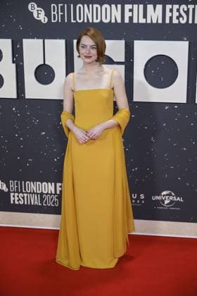 Screening of Bugonia at the Southbank Centre, Royal Festival Hall as part of the BFI London Film Festival Featuring: Emma Stone Where: London, United Kingdom When: 10 Oct 2025 Credit: Cover Images **NOT AVAILABLE FOR HELLO MAGAZINE** EDITORIAL USE ONLY. NOT FOR USE BY NEWSPAPERS BASED IN THE UK. Copyright: xx coverimg55168958