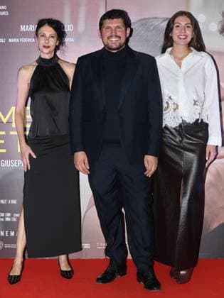 Rome, Adriano Cinema, premiere of the film Romeo and Juliet. Pictured: Valentina Sulas, Giuseppe Alessio Nuzzo, and Anna Gaia Sole.  Copyright: xMarcoxProvvisionatox xipa-agency.netx xMarcoxProvvisionatox IPA_Agency_IPA66407015