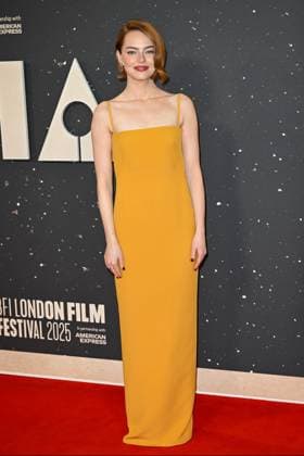 Celebrities attend the ˜Bugonia™ headline gala screening during The 69th BFI London Film Festival at The Royal Festival Hall, London Featuring: Emma Stone Where: London, United Kingdom When: 10 Oct 2025 Credit: Cover Images EDITORIAL USE ONLY. NOT FOR USE BY NEWSPAPERS BASED IN THE UK. Copyright: xx coverimg55169056