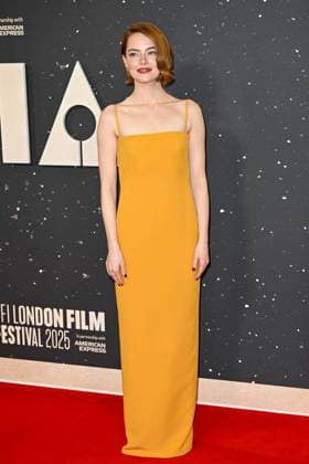 Celebrities attend the ˜Bugonia™ headline gala screening during The 69th BFI London Film Festival at The Royal Festival Hall, London Featuring: Emma Stone Where: London, United Kingdom When: 10 Oct 2025 Credit: Cover Images EDITORIAL USE ONLY. NOT FOR USE BY NEWSPAPERS BASED IN THE UK. Copyright: xx coverimg55169058