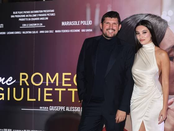 Rome, Adriano Cinema, premiere of the film Romeo and Juliet. Pictured: Giuseppe Alessio Nuzzo, Mariasole Pollio  Copyright: xMarcoxProvvisionatox xipa-agency.netx xMarcoxProvvisionatox IPA_Agency_IPA66407306