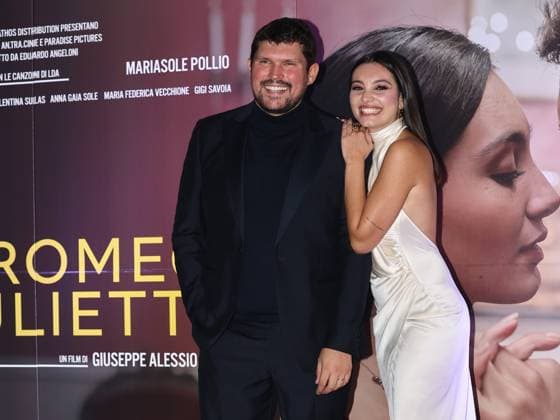 Rome, Adriano Cinema, premiere of the film Romeo and Juliet. Pictured: Giuseppe Alessio Nuzzo, Mariasole Pollio  Copyright: xMarcoxProvvisionatox xipa-agency.netx xMarcoxProvvisionatox IPA_Agency_IPA66407305