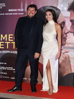 Rome, Adriano Cinema, premiere of the film Romeo and Juliet. Pictured: Giuseppe Alessio Nuzzo, Mariasole Pollio  Copyright: xMarcoxProvvisionatox xipa-agency.netx xMarcoxProvvisionatox IPA_Agency_IPA66407308