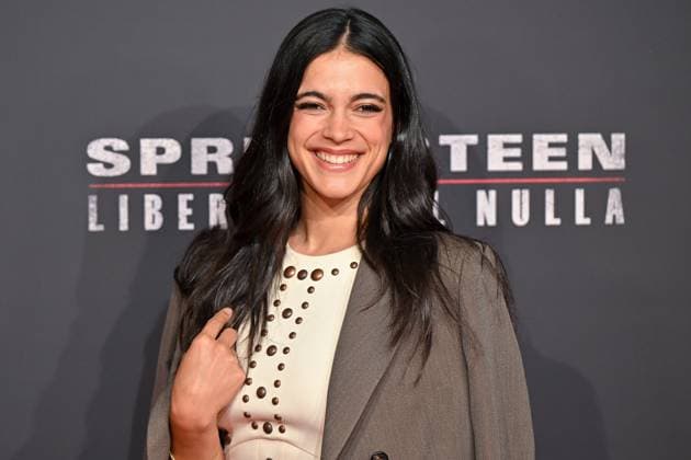 red carpet of the film Springsteen liberami dal nulla Ester Pantano on the red carpet of the film Springsteen liberami dal nulla at the cinema The modern space. Rome (Italy), 10 October 2025 Imago-Images Emmefoto Copyright: xImago-Images Emmefotox
