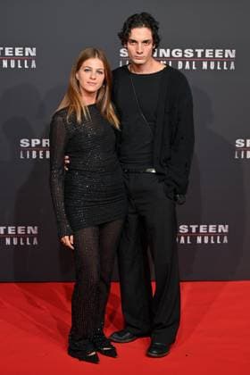 red carpet of the film Springsteen liberami dal nulla Margherita Mazzucco,Ciro on the red carpet of the film Springsteen liberami dal nulla at the cinema The modern space. Rome (Italy), 10 October 2025 Imago-Images Emmefoto Copyright: xImago-Images Emmefotox