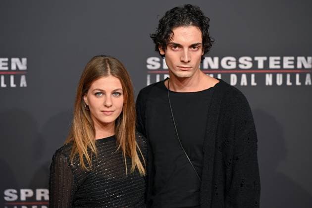 red carpet of the film Springsteen liberami dal nulla Margherita Mazzucco,Ciro on the red carpet of the film Springsteen liberami dal nulla at the cinema The modern space. Rome (Italy), 10 October 2025 Imago-Images Emmefoto Copyright: xImago-Images Emmefotox