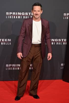 red carpet of the film Springsteen liberami dal nulla Scot Cooper on the red carpet of the film Springsteen liberami dal nulla at the cinema The modern space. Rome (Italy), 10 October 2025 Imago-Images Emmefoto Copyright: xImago-Images Emmefotox