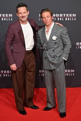 red carpet of the film Springsteen liberami dal nulla Scott Cooper, Jeremy Allen White on the red carpet of the film Springsteen liberami dal nulla at the cinema The modern space. Rome (Italy), 10 October 2025 Imago-Images Emmefoto Copyright: xImago-Images Emmefotox
