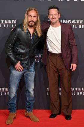 red carpet of the film Springsteen liberami dal nulla Marco Perego, Scott Cooper on the red carpet of the film Springsteen liberami dal nulla at the cinema The modern space. Rome (Italy), 10 October 2025 Imago-Images Emmefoto Copyright: xImago-Images Emmefotox