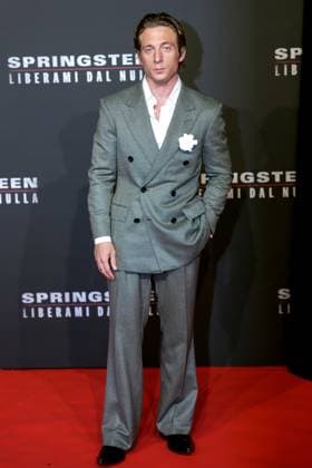 Jeremy Allen White attends the Springsteen: Deliver Me From Nowhere photocall at Cinema Moderno in Rome (Italy), October 10, 2025. AntoniettaxBaldassarre