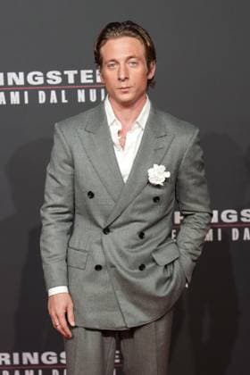 Jeremy Allen White attends the Springsteen: Deliver Me From Nowhere photocall at Cinema Moderno in Rome (Italy), October 10, 2025. AntoniettaxBaldassarre