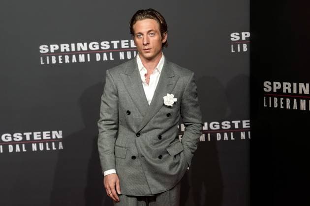 Jeremy Allen White attends the Springsteen: Deliver Me From Nowhere photocall at Cinema Moderno in Rome (Italy), October 10, 2025. AntoniettaxBaldassarre