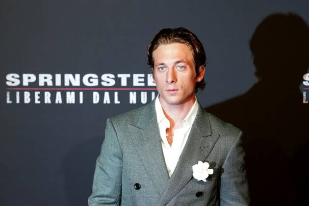 Jeremy Allen White attends the Springsteen: Deliver Me From Nowhere photocall at Cinema Moderno in Rome (Italy), October 10, 2025. AntoniettaxBaldassarre