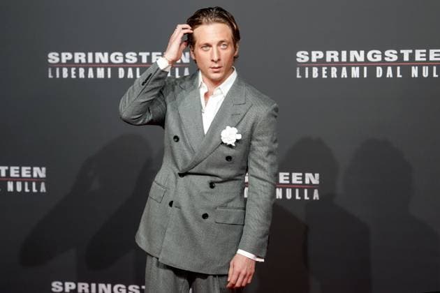 Jeremy Allen White attends the Springsteen: Deliver Me From Nowhere photocall at Cinema Moderno in Rome (Italy), October 10, 2025. AntoniettaxBaldassarre