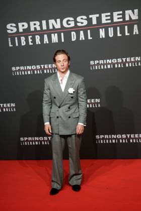 Jeremy Allen White attends the Springsteen: Deliver Me From Nowhere photocall at Cinema Moderno in Rome (Italy), October 10, 2025. AntoniettaxBaldassarre